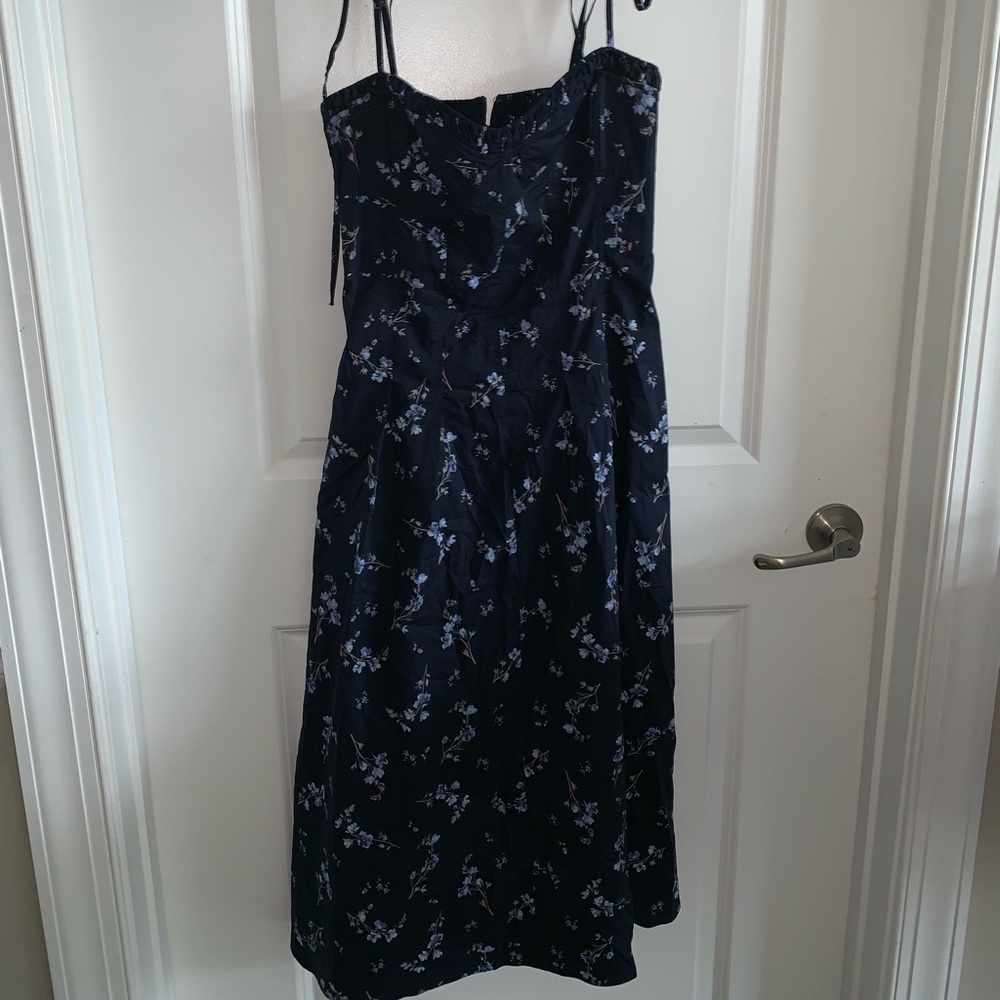 Rebecca Taylor Floral Poplin Tank Casual Maxidress